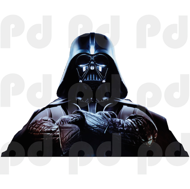 Darth Vader Wall Decal – Star Wars Wall Design – Vader Kids Room Wall Mural b31