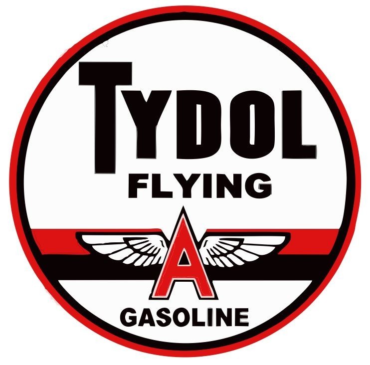 Tydol Flying Gasoline Oil Gas Pump Gas Station Racing Sticker Decal R8378