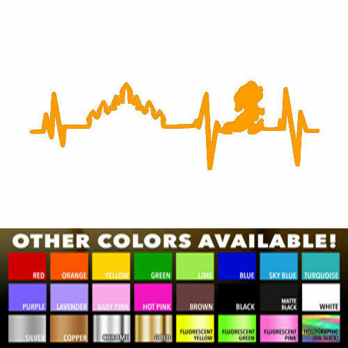 Dopey Heartbeat Lifeline Decal Sticker for Home Car Window Wall Door Laptop Mac
