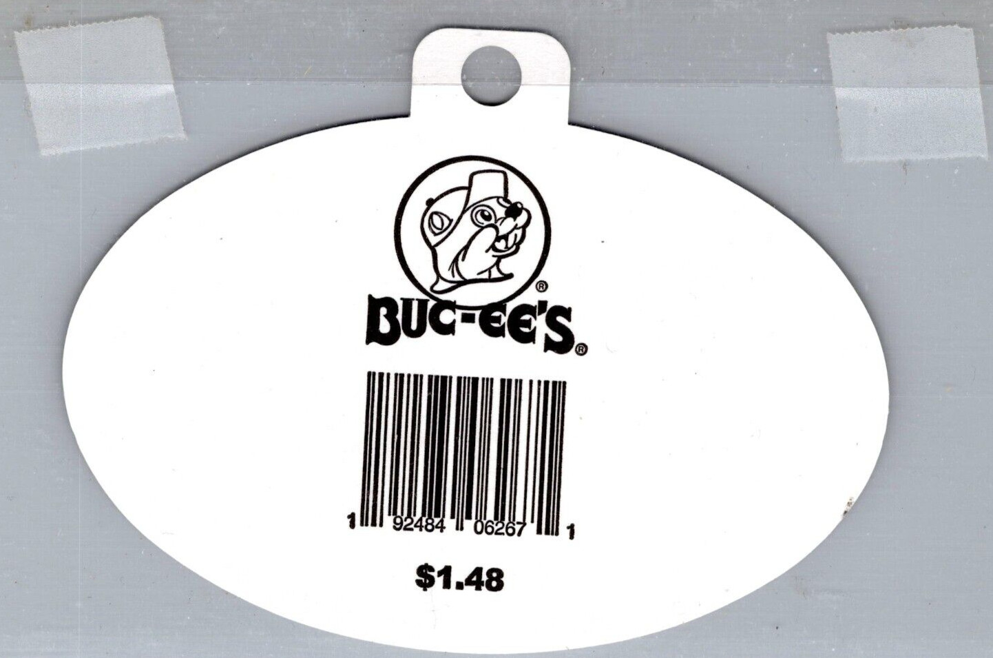 Buc-ee's Bumper Sticker Advertising Logo – Logo TN- Tennessee 2.75 x 4.25 Oval