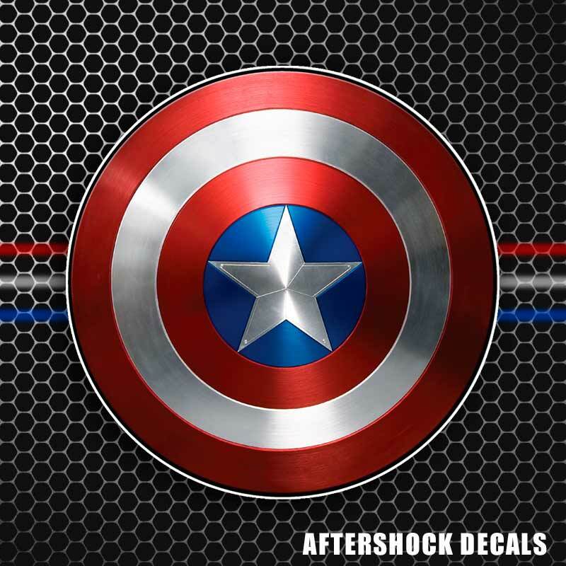 Captain America Shield Sticker Decal Superhero Comic Window iphone for Avengers