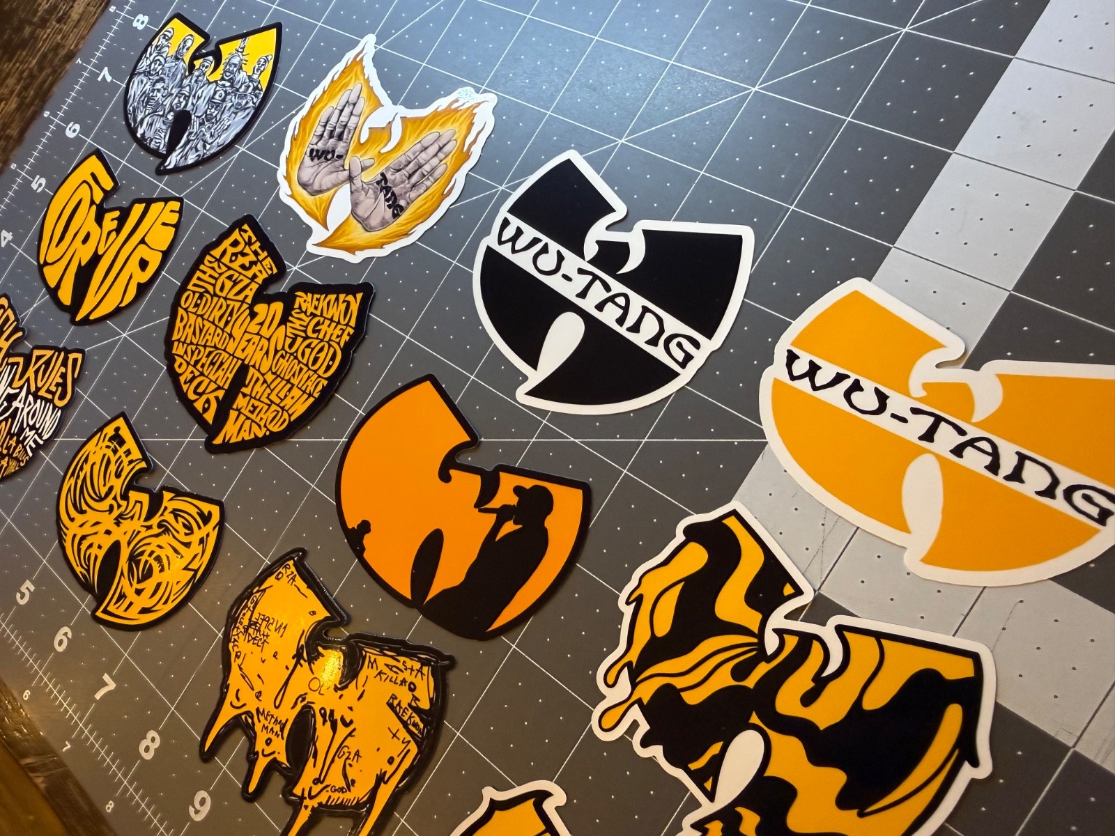 Wu Tang Clan Stickers W Logos Multiple Options available, Pick One