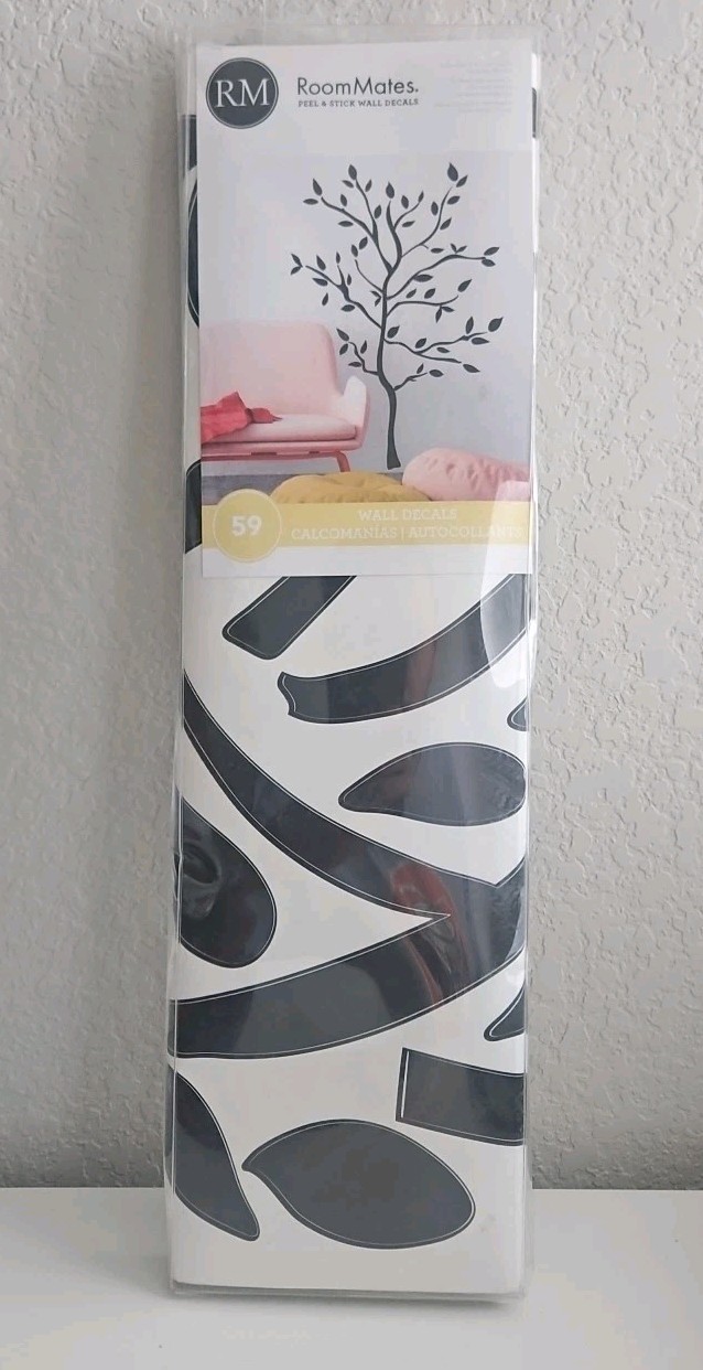 FAMILY TREE BRANCHES BLACK Mural Wall Stickers Room Decor Vinyl Decals NEW USA