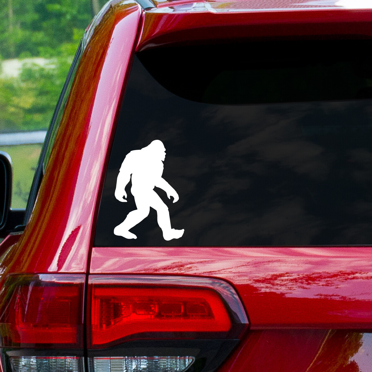 Sasquatch Bigfoot 5" Inch Tall Window Decal | Funny | 28 Different Colors!