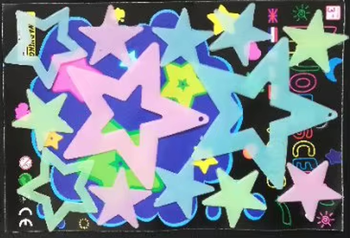 Luminous Cartoon Butterfly Stars Wall Stickers for Kids Room Bedroom Decor Glow