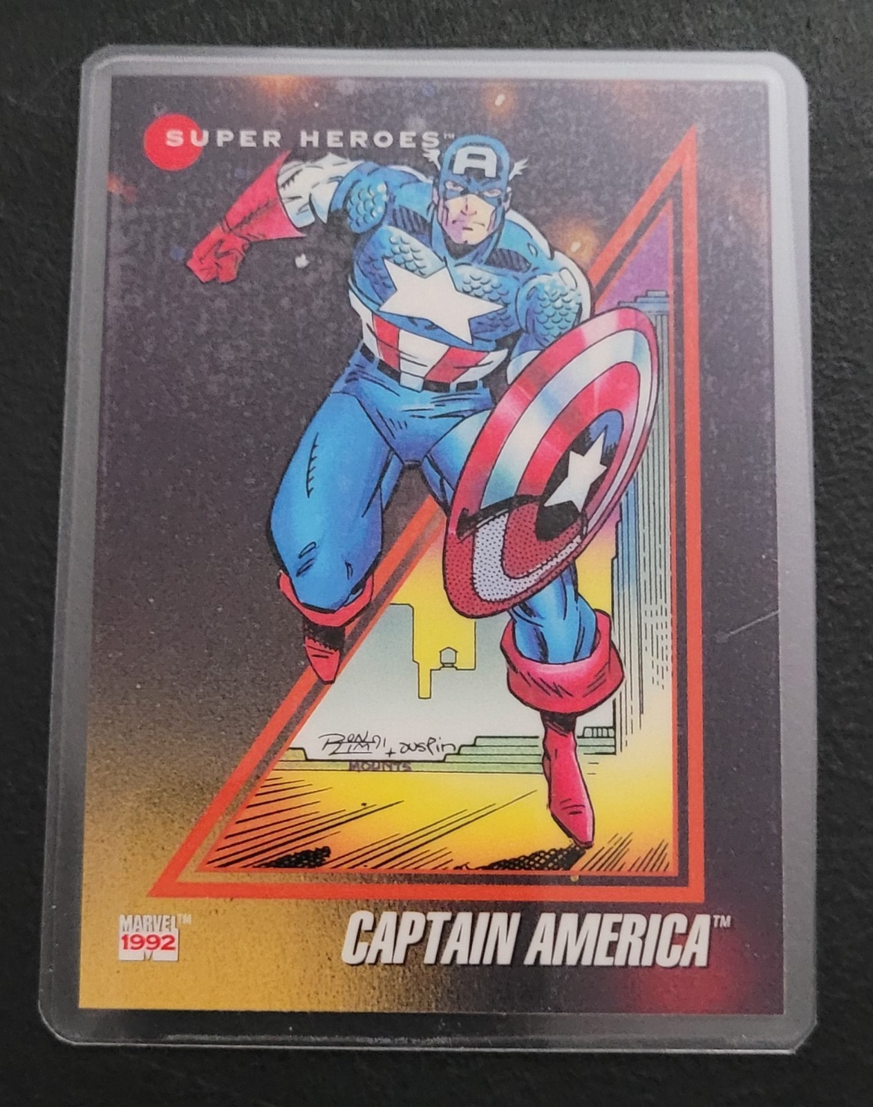 1990's Impel Marvel Universe Super Heroes Fridge/Locker/Cabinet Laminated Magnet