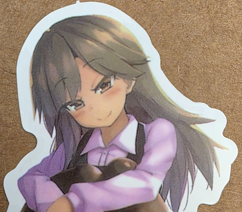 Waifu Sticker Girl Idol Princess Formal Date Game Art Anime Manga Pinup Pin Up