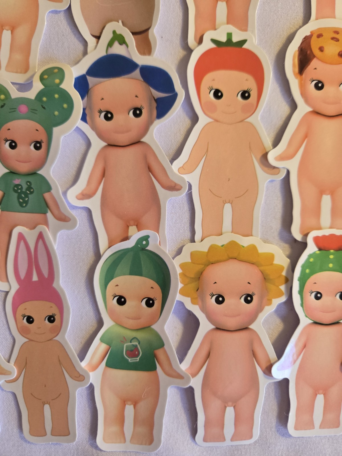 62 Pc Sonny Angel Stickers Cute Kawaii Decoration Waterproof Decals