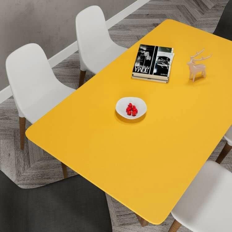Yellow for Cabinets Walls 17.7"X200" Back to Removable Solid Color Yellow Pee…
