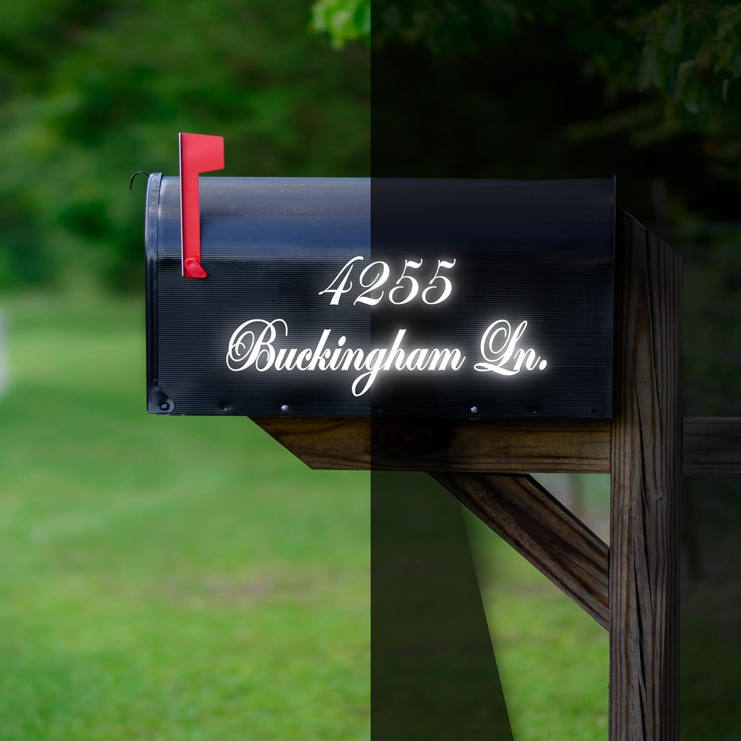 Mailbox Decals With Personalized Street Address Set of Two – CMB5