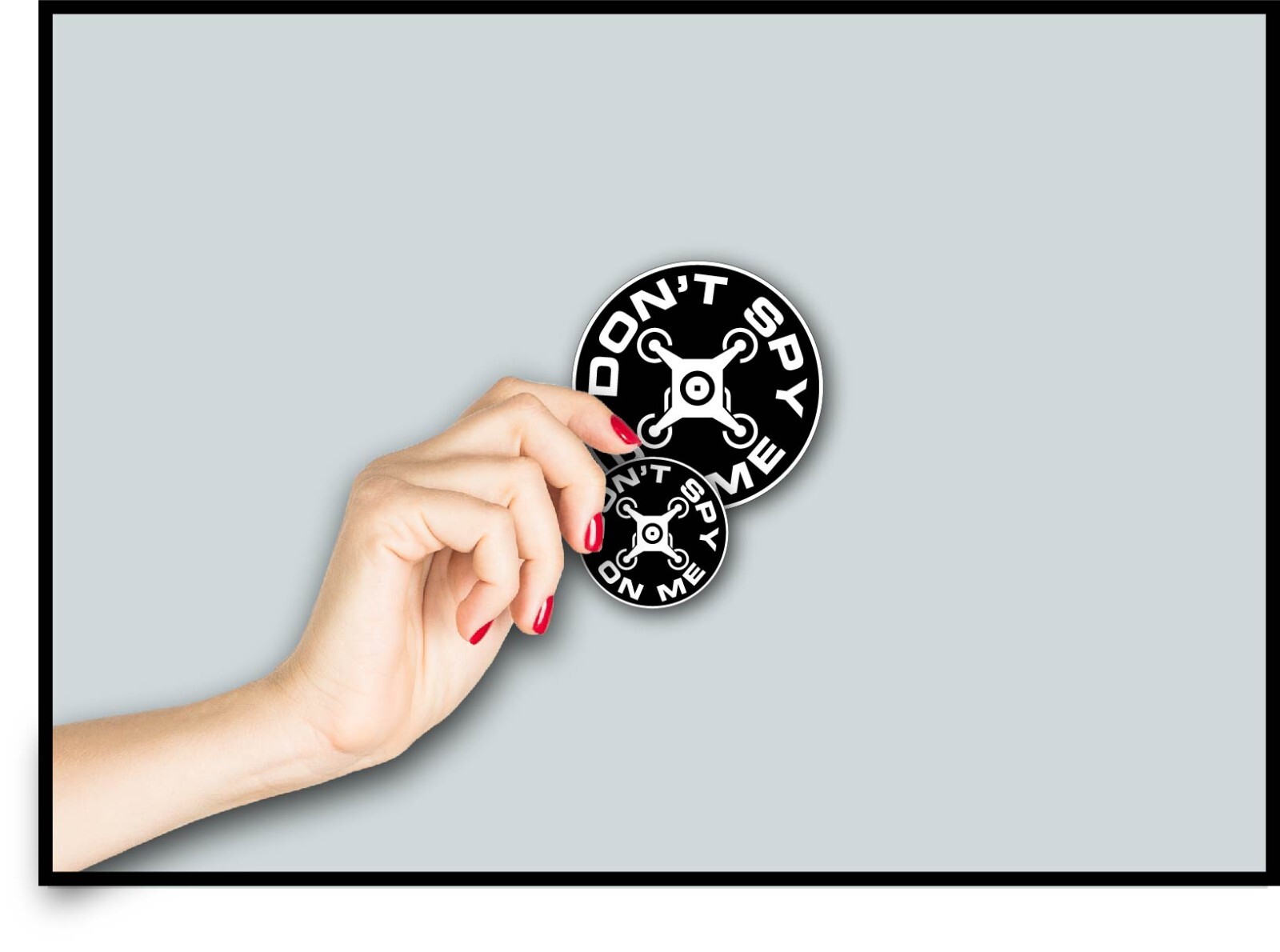 Dont Spy On Me Drone Decal Sticker Spies Drones Citizen Privacy Zone Anti-Drone