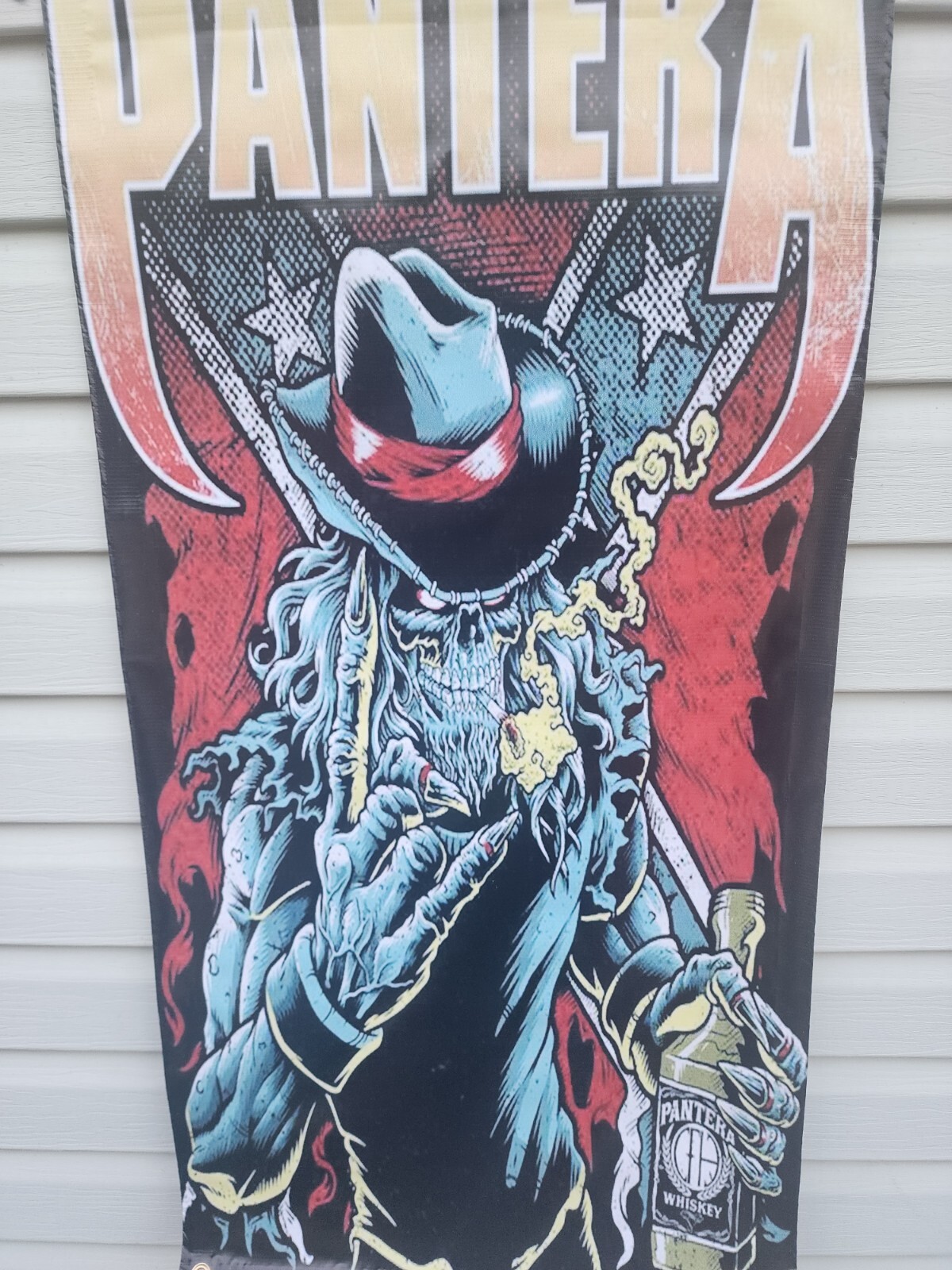 Pantera Whiskey Cowboy Vinyl Banner Dimebeg Darrell 48×24