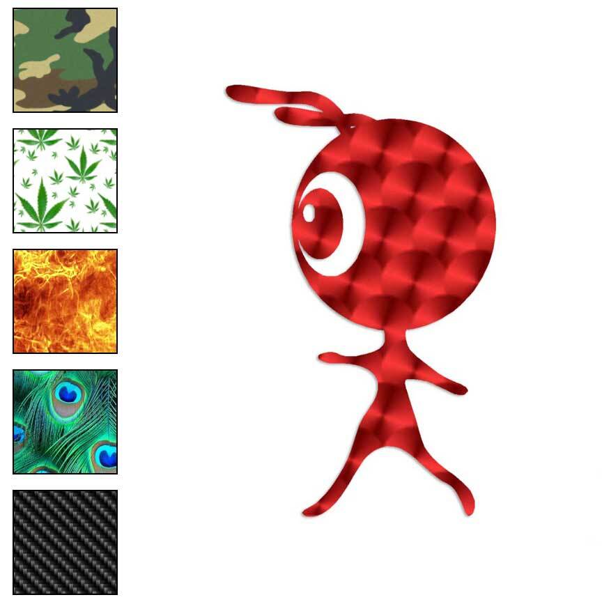 Cute Alien Monster, Vinyl Decal Sticker, 40 Patterns & 3 Sizes, #2344