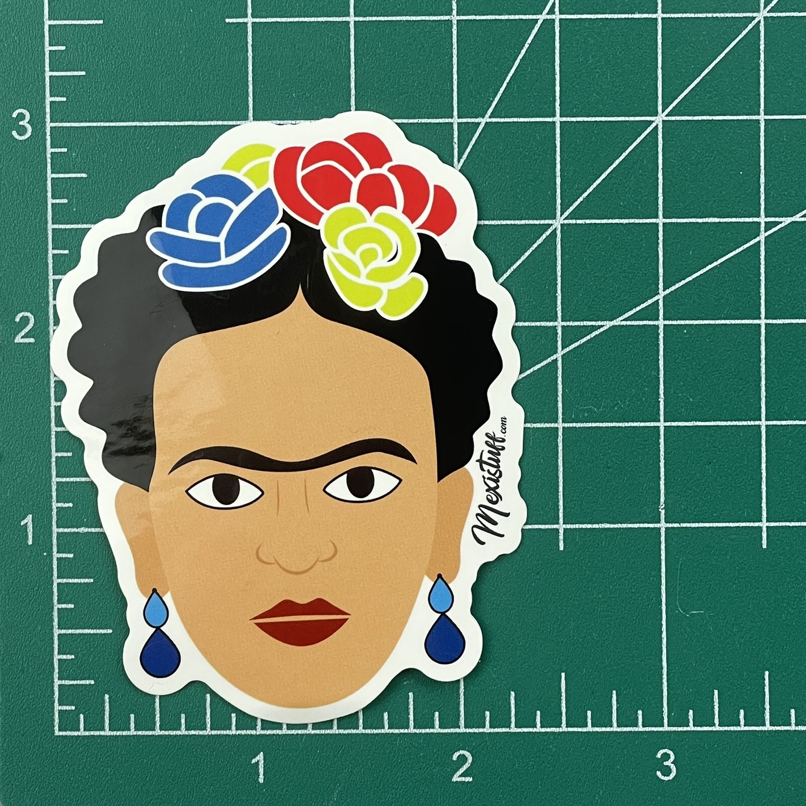 FRIDA KAHLO Latino Sticker Decal Mexican Painter Laptop Waterbottle Flask A19