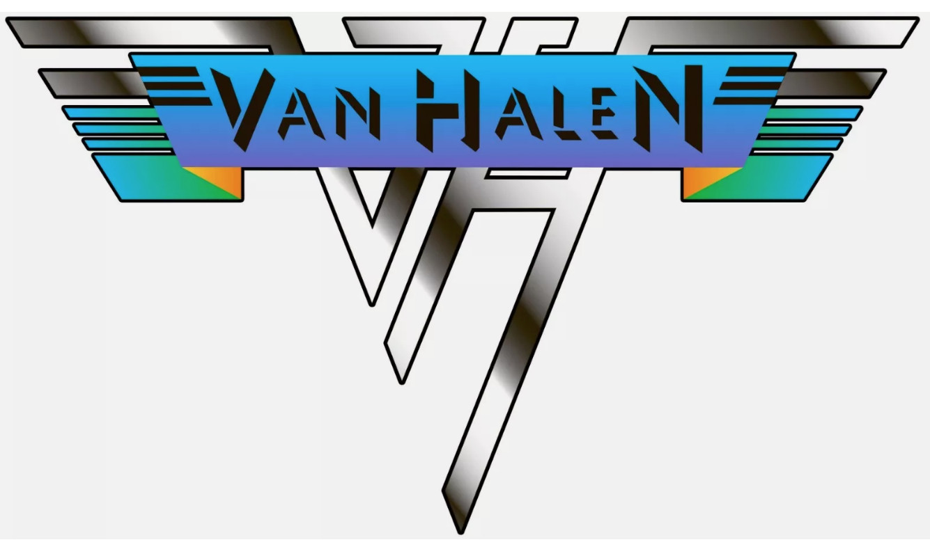 Van Halen Logo Vinyl Sticker Decal rock band Laptop Wall Mirror Tumbler Cell