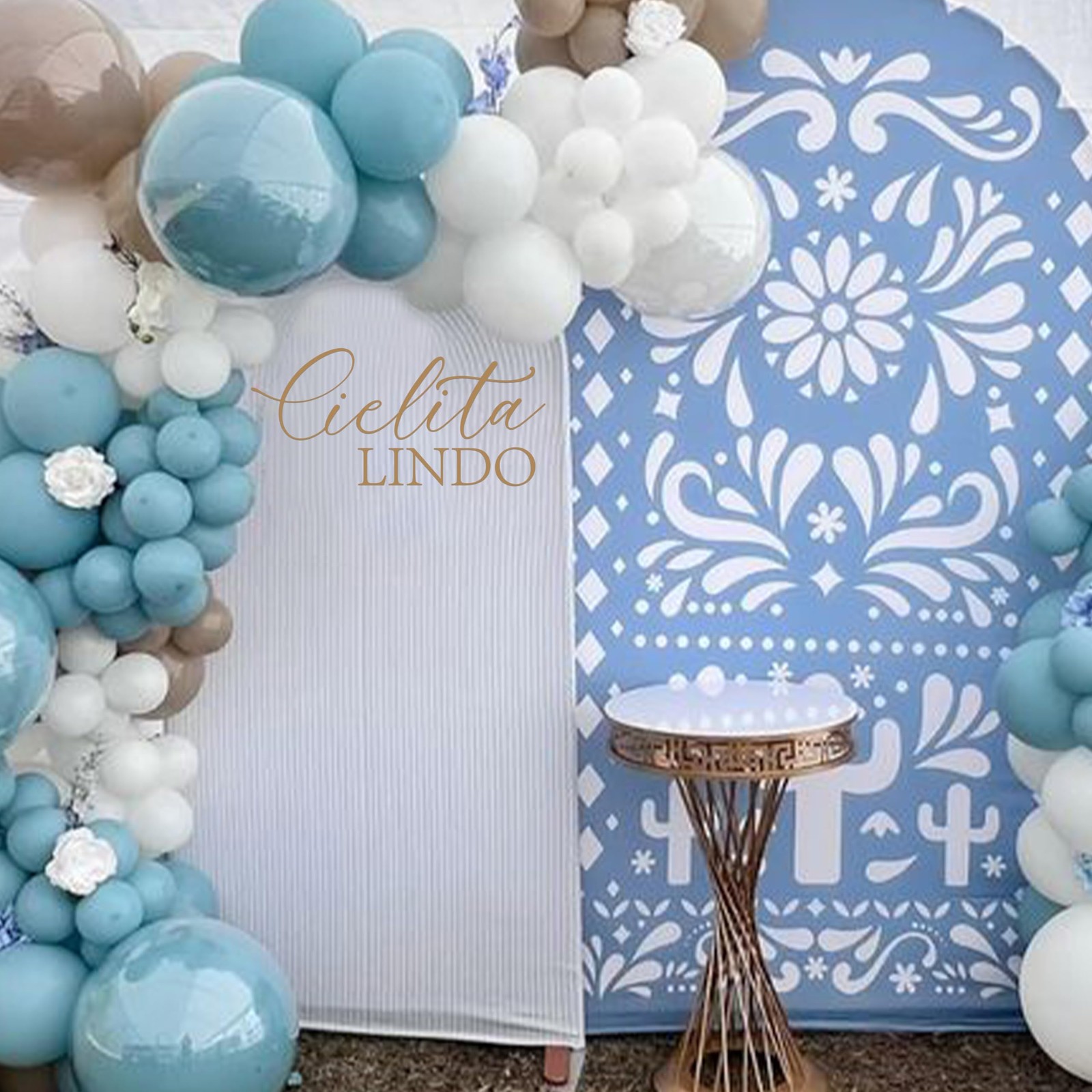 Cielita Lindo Wall Decal – Elegant Script Party Backdrop Decor for Bridal Sho…