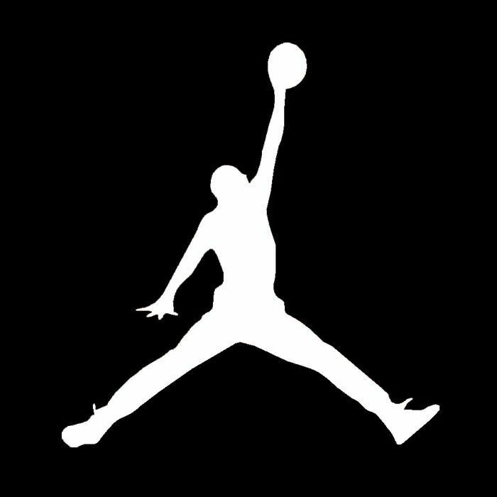 Air Jordan Wings logo – vinyl decal sticker – NOT FOR REPAIR
