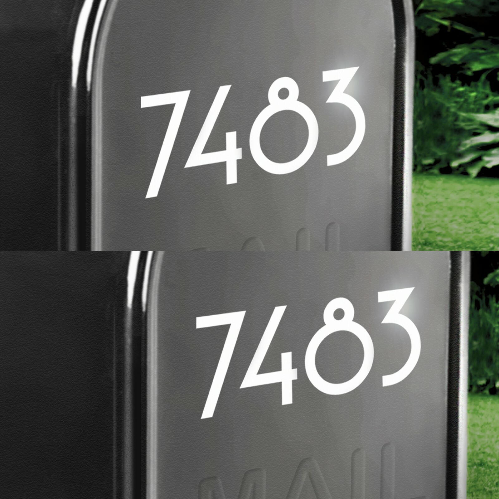 Custom Address Numbers Decals, Set of 2, Up to 2" High – 1249-Set