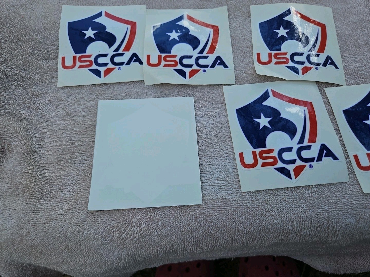 6 USCCA United States Concealed Carry Association Sticker / Decal. Red White Blu