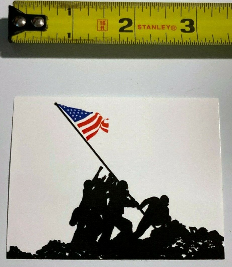 US Flag Patriotic Series Stickers Full Set of 7 Vending Machine Decals God Bless