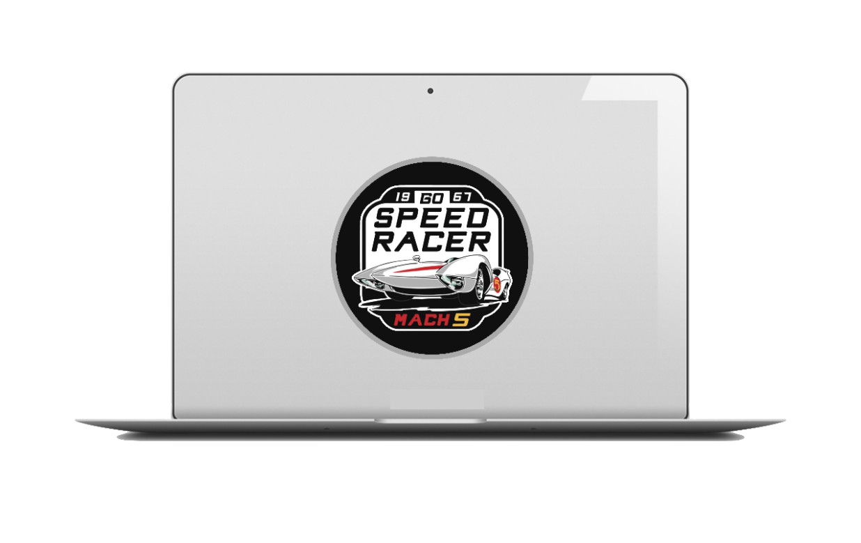 Speed Racer (1967) – 4" Handmade Vinyl Decal Sticker Car Truck Laptop Cooler 26