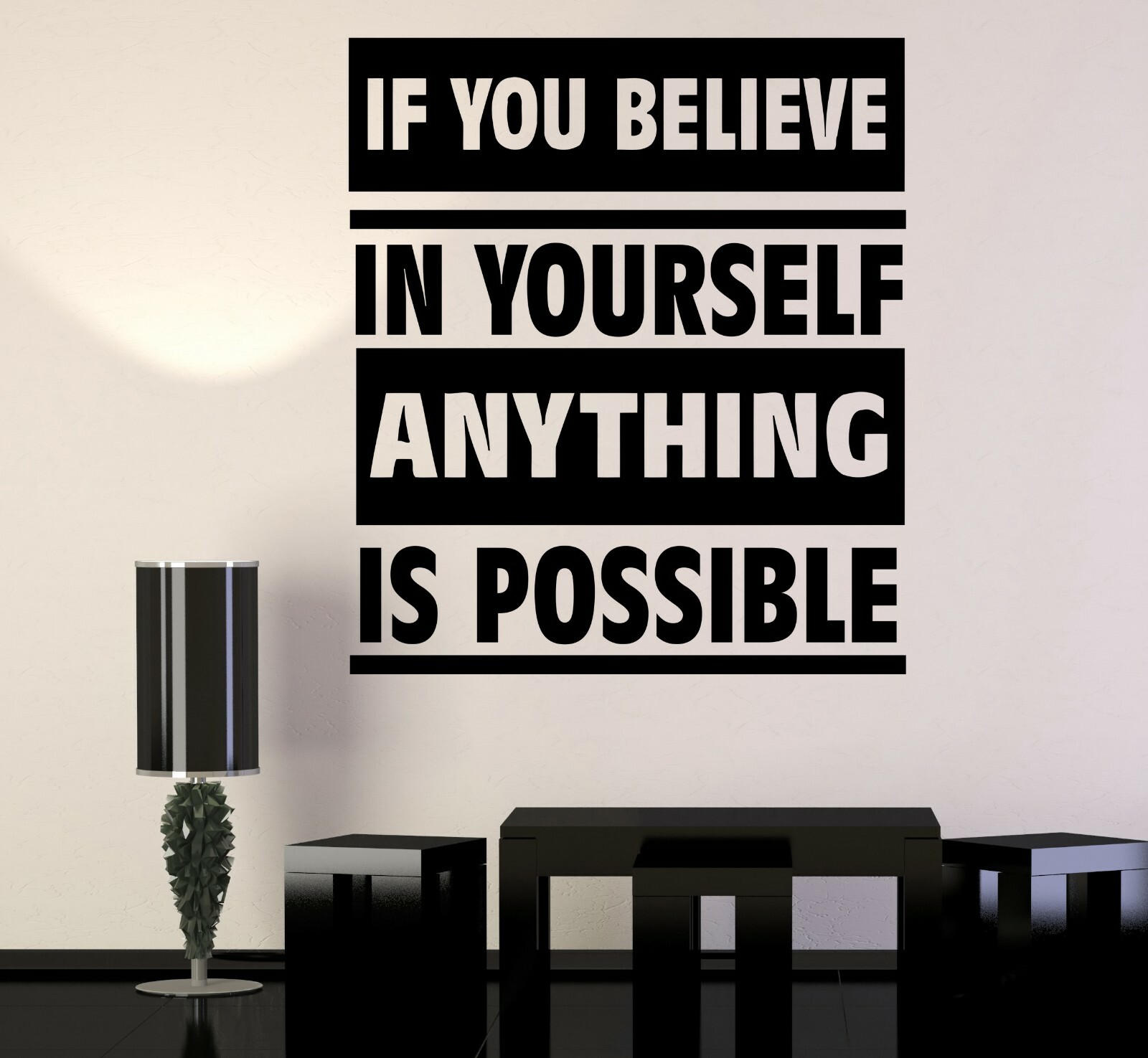 Wall Decal Inspirational Quote Motivational Lettering Vinyl Sticker (ed1902)