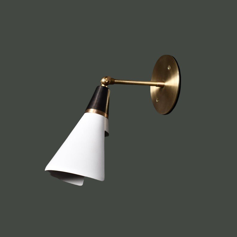 Beautiful SCICCOSO Brass Wall Scone Wall Light Modern Handcrafted Brass Rending