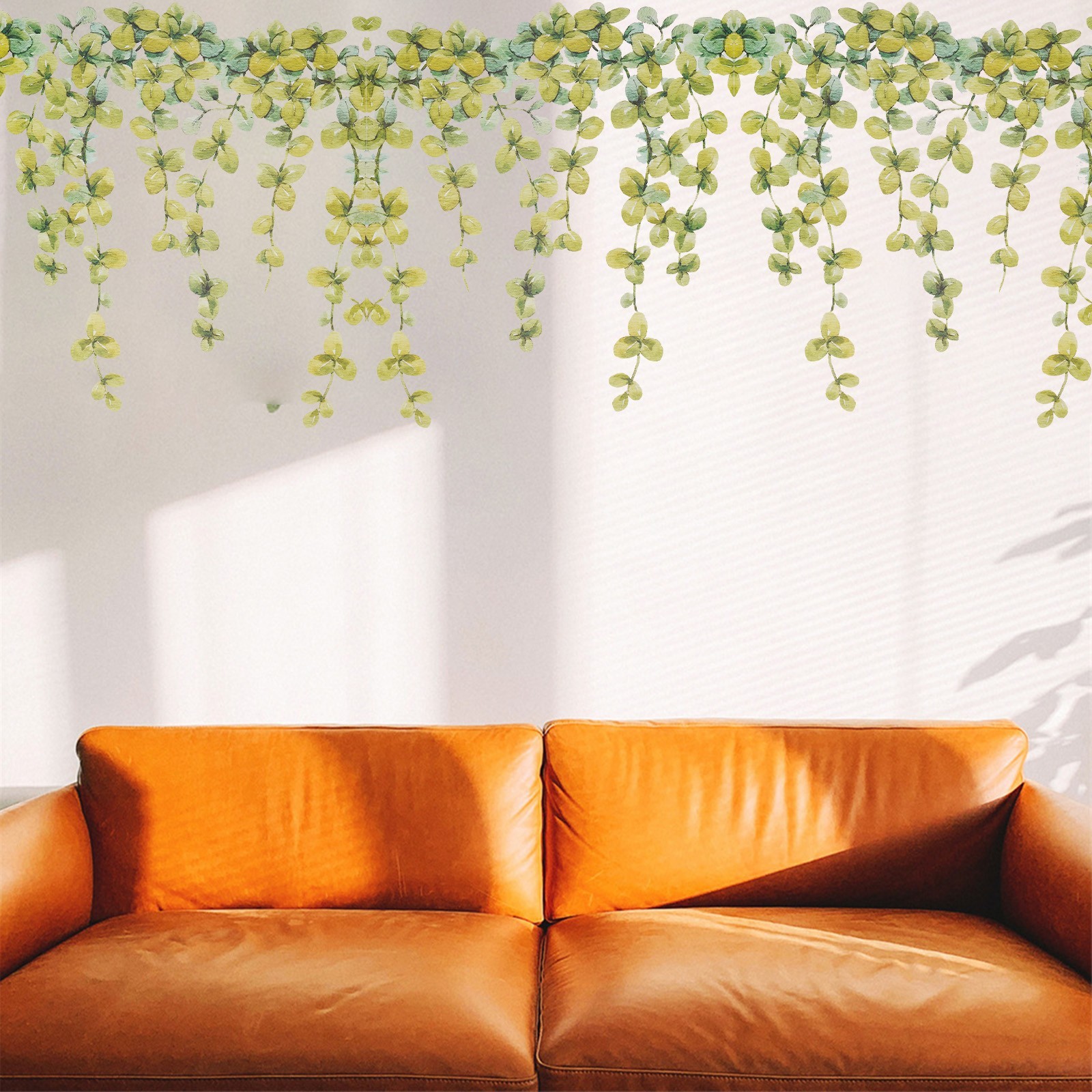 Wall Stickers Eucalyptus Leaf Artistic Green Plants Bedroom Home Decoration