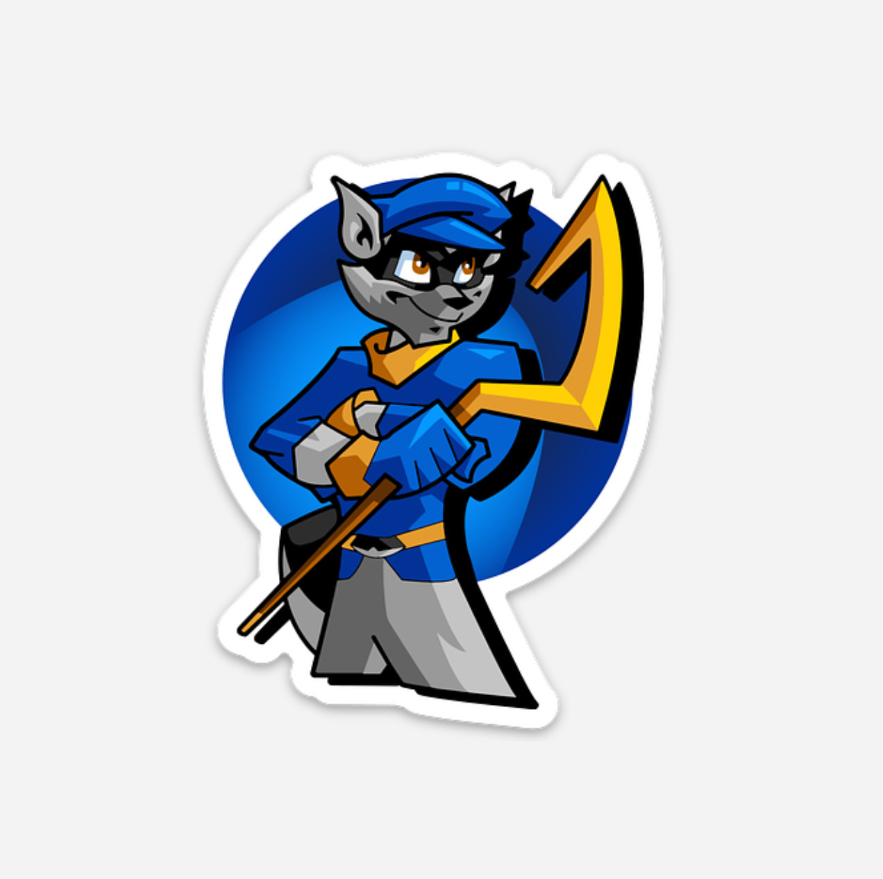3" Sly Cooper Sticker PlayStation Decal Gaming Matte Finish Dishwasher Safe