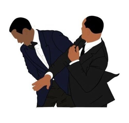 Will Smith Slapping Chris Rock Sticker Decal funny oscars