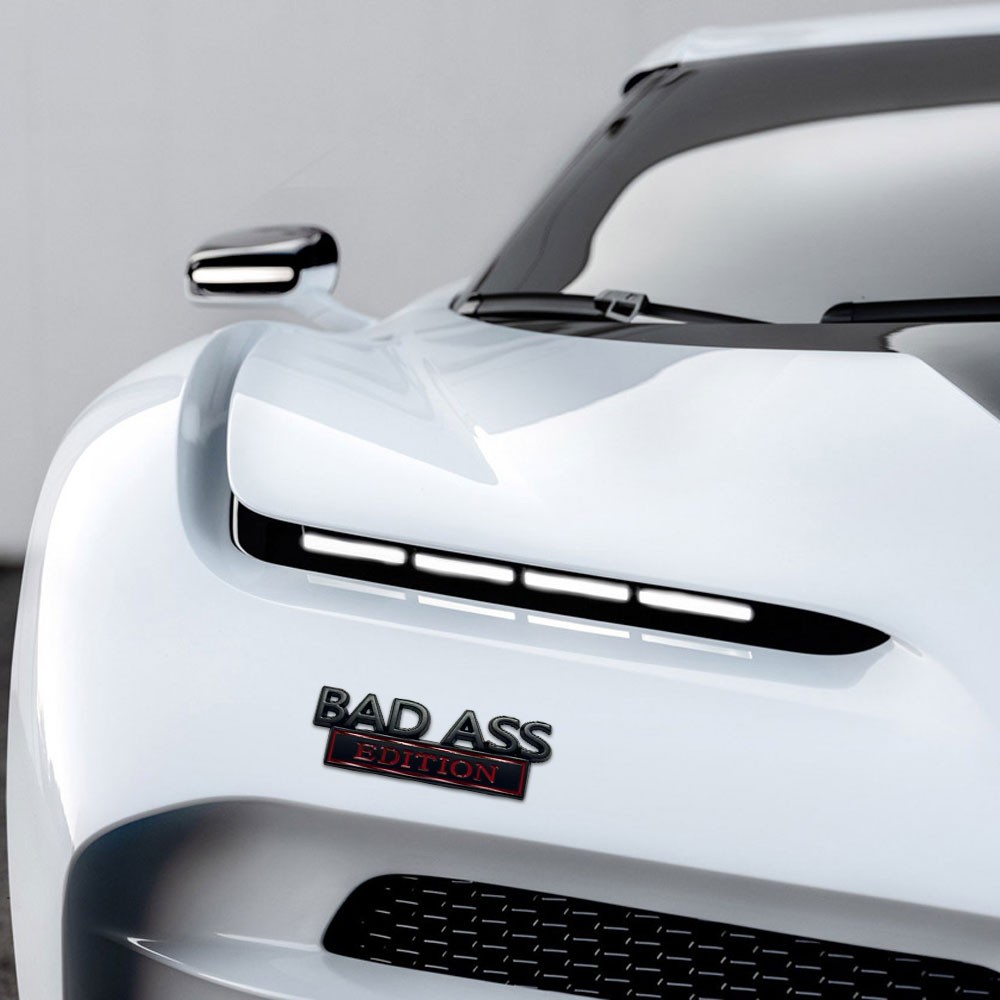 Bad Ass Edition Emblem Car Badges Badass 3D Sticker Decal Chrome TL