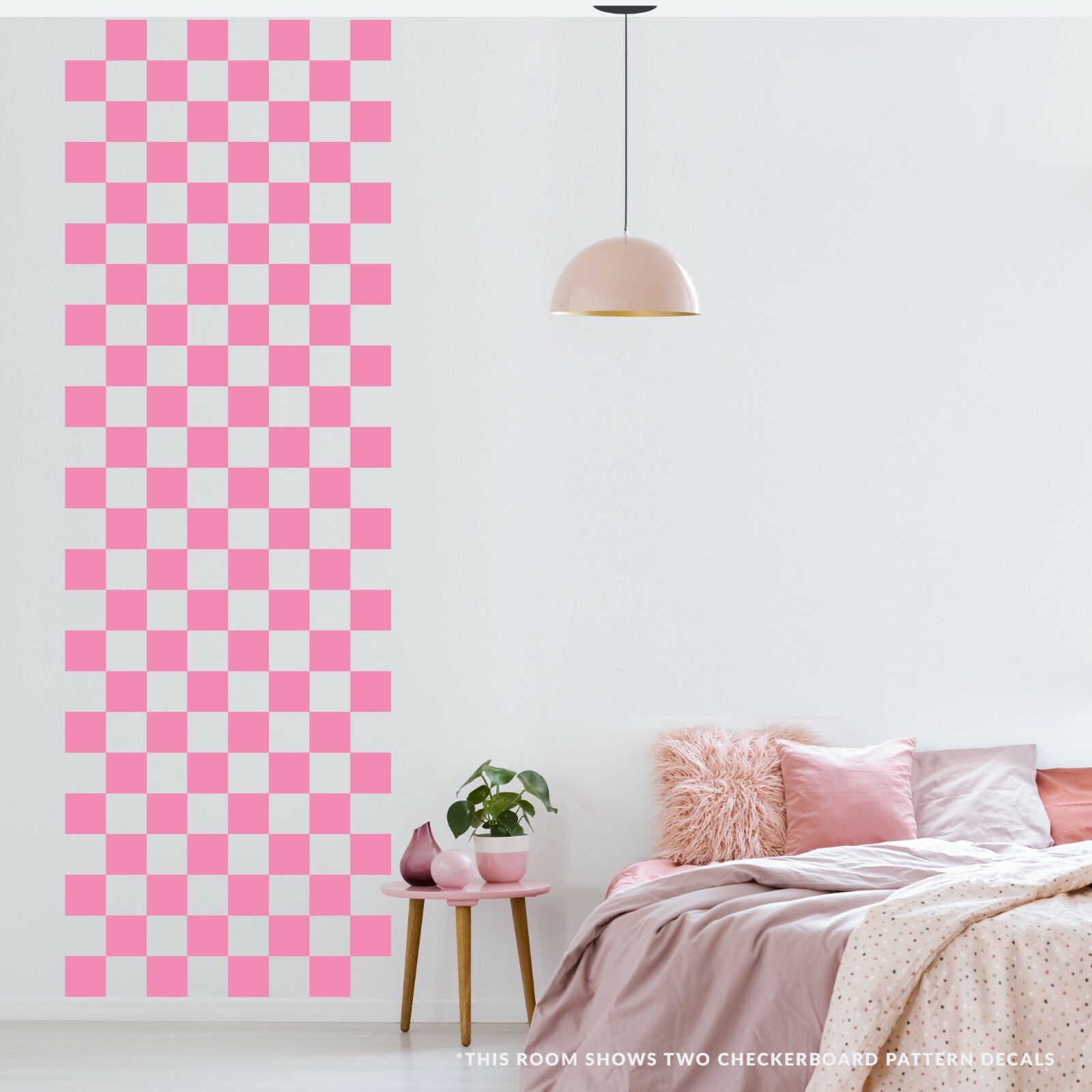 Checkerboard Pattern Wall Decal