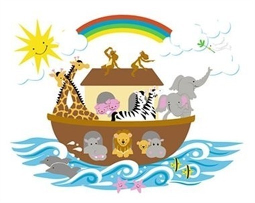 Elephants on the Wall 5-1267 Noah s Ark- Small – Paint It Yourself