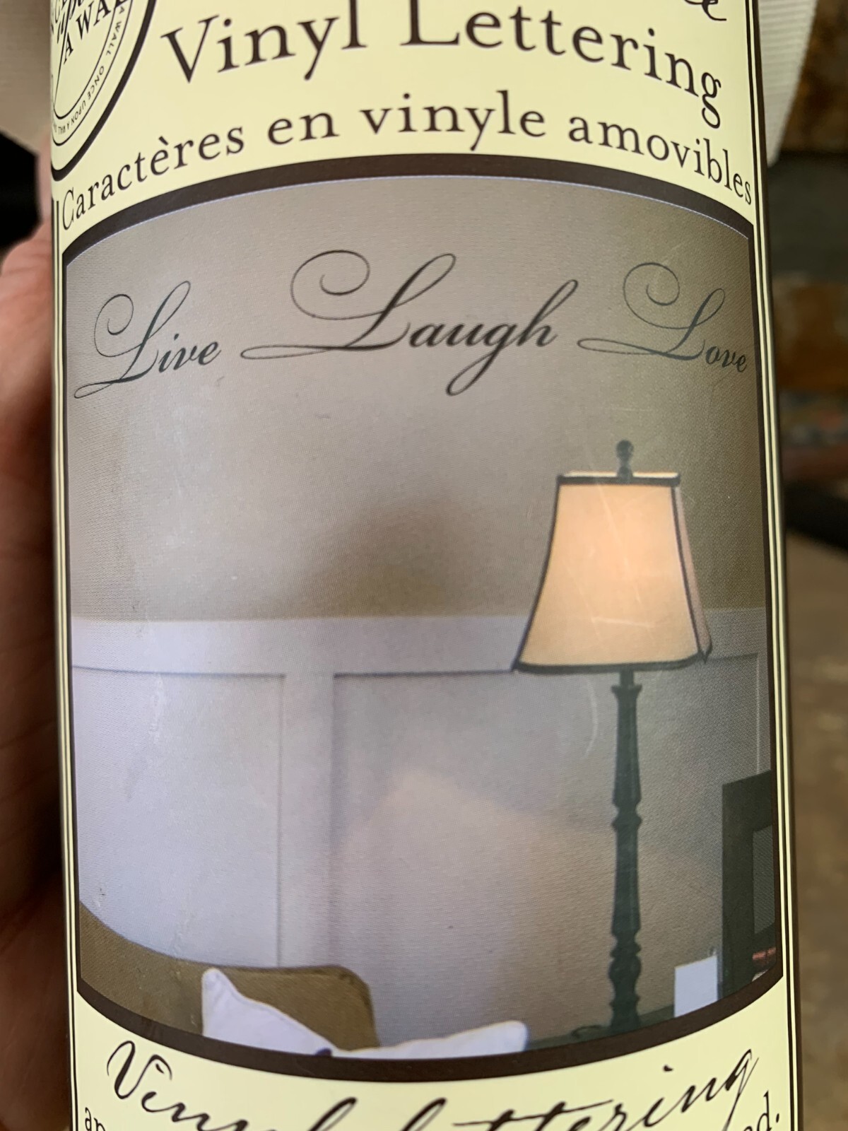 LIVE LAUGH LOVE Vinyl Wall Lettering Removable DCWV Home New!