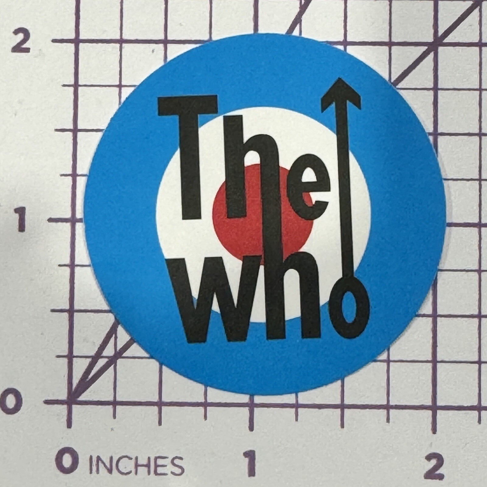 The Who English Rock Band Logo – Vinyl Decal Sticker Bomb 1964 Pop Art