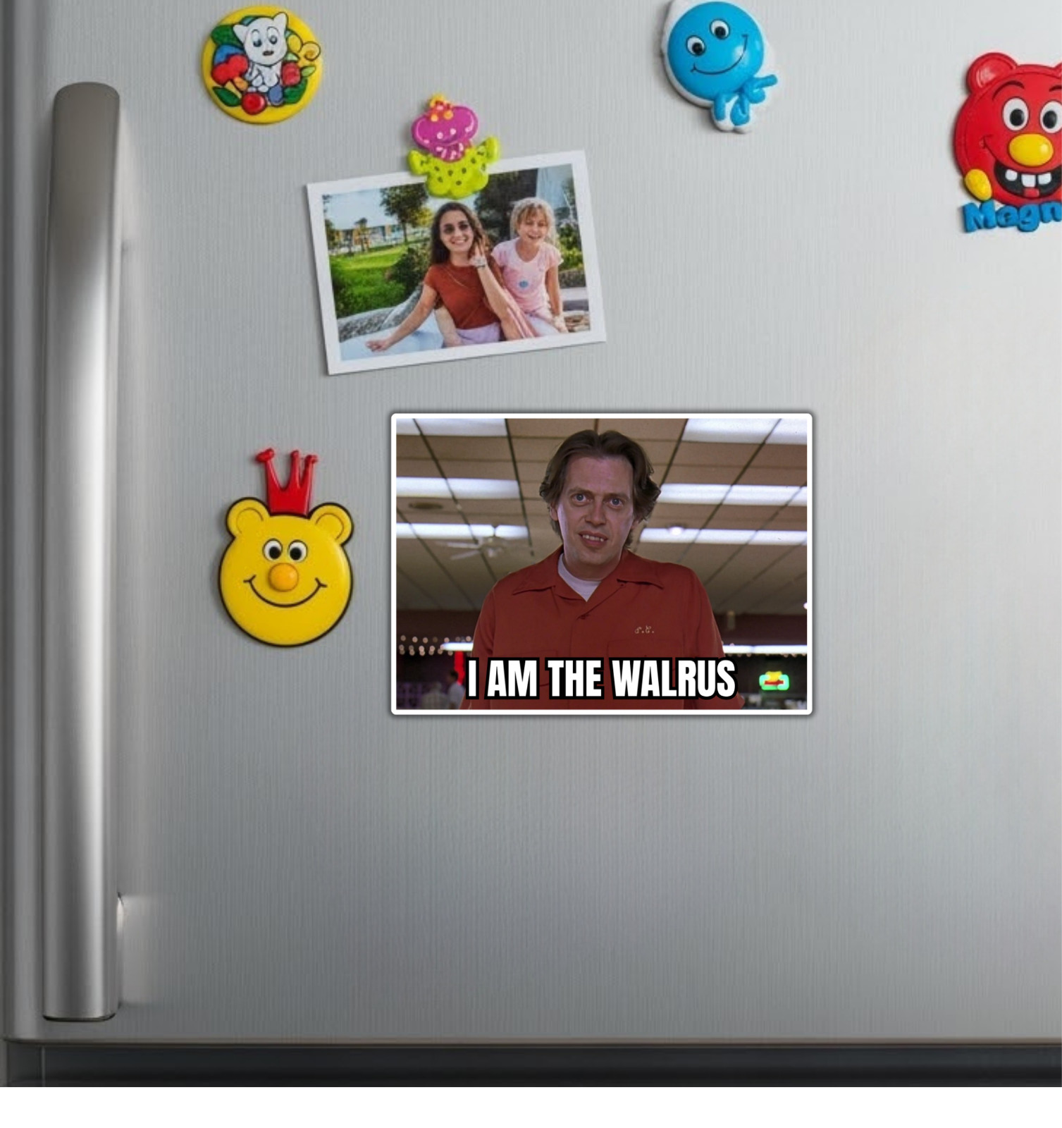Big Lebowski I am the Walrus Fridge Magnet or Laptop Sticker