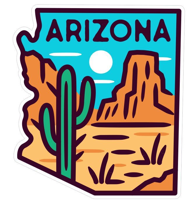 Arizona Sticker Stickers A226