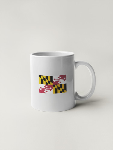 State of Maryland Flag Sticker Decal USA Maryland State