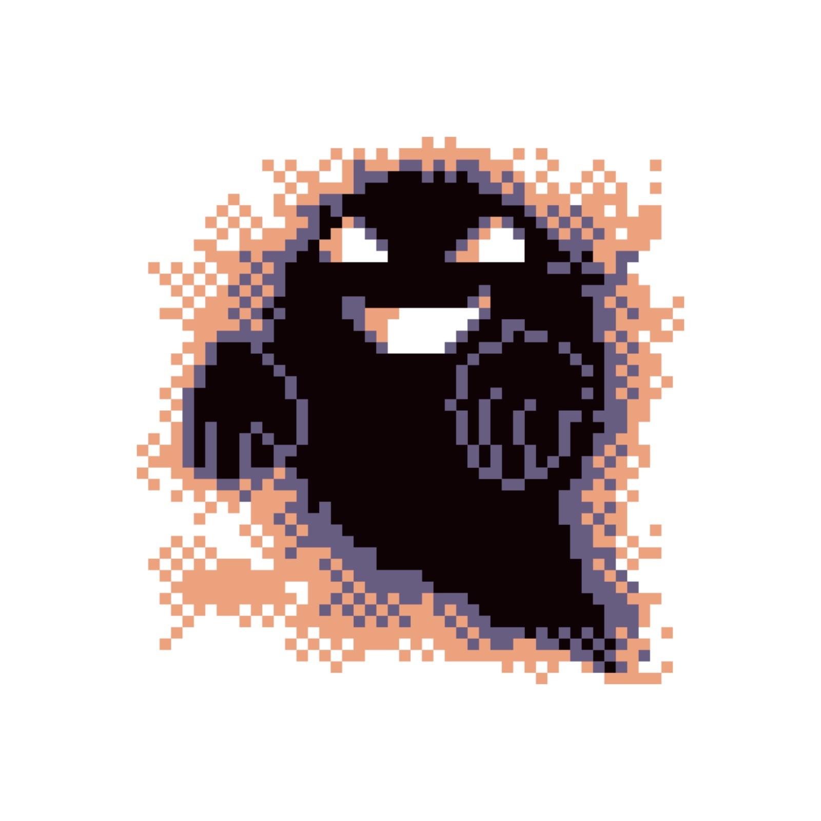 Pokémon Lavender Town Poké Tower Ghost Pixel Glossy Waterproof Vinyl Sticker Art