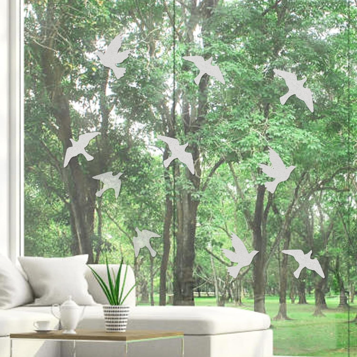 UV Reflective Anti-Collision Window Bird Stickers Decals Glass Door Protect and