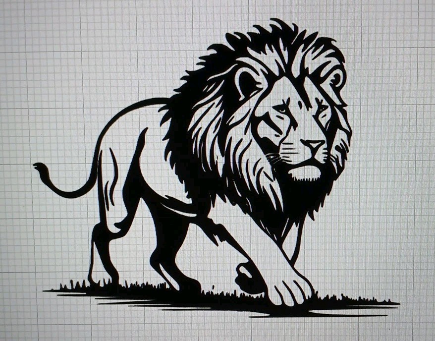Lion Decal