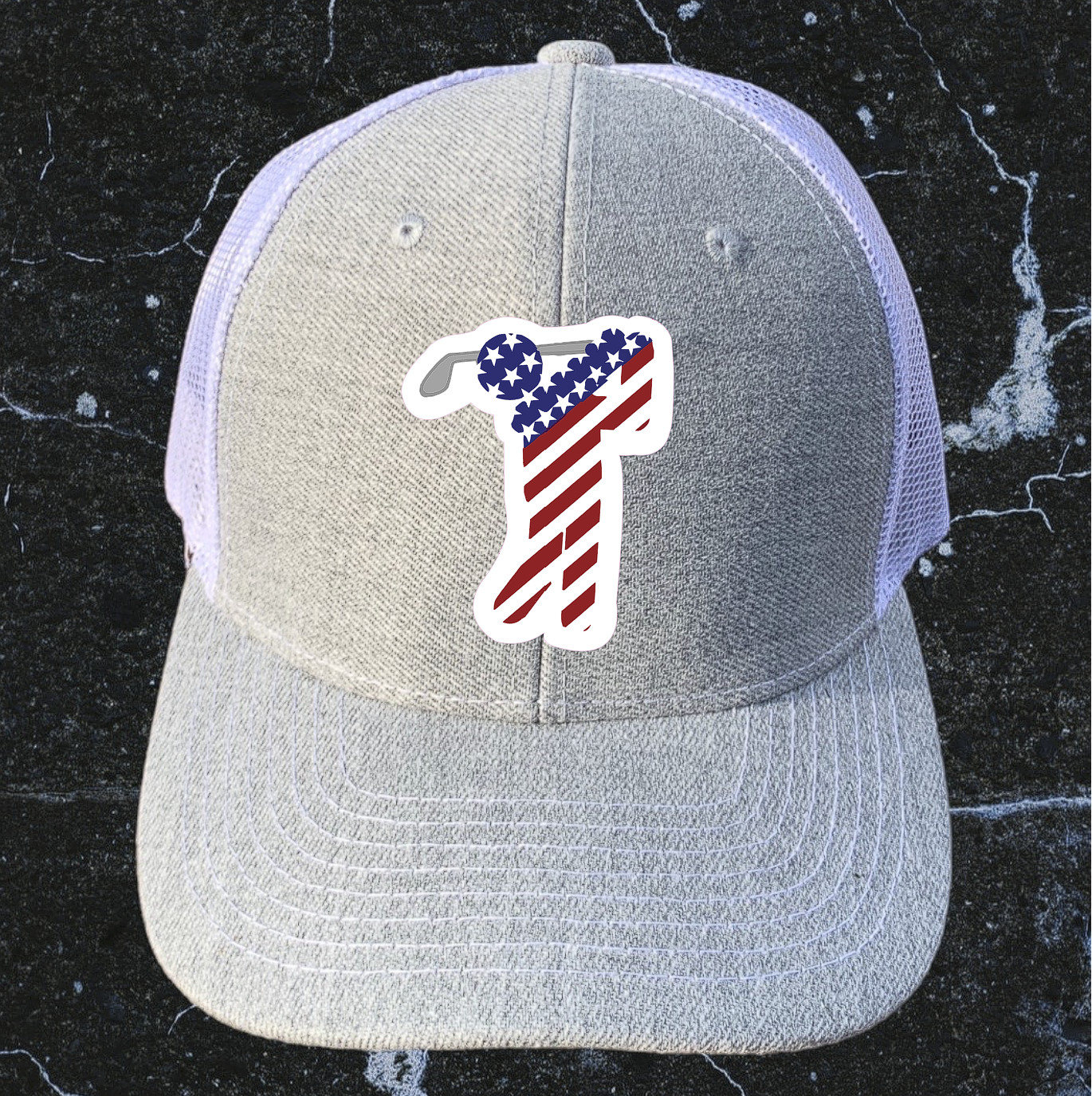 Golf Sticker USA Flag America Waterproof – Buy Any 4 For $1.75 Each Storewide!