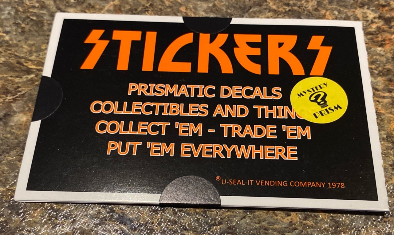 1994 World Cup Soccer USA dog U-Seal-It Vending Prismatic Prism Sticker Decal