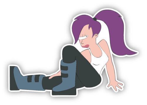 Leela Cartoon Sticker Decal Laptop Wall Car Phone
