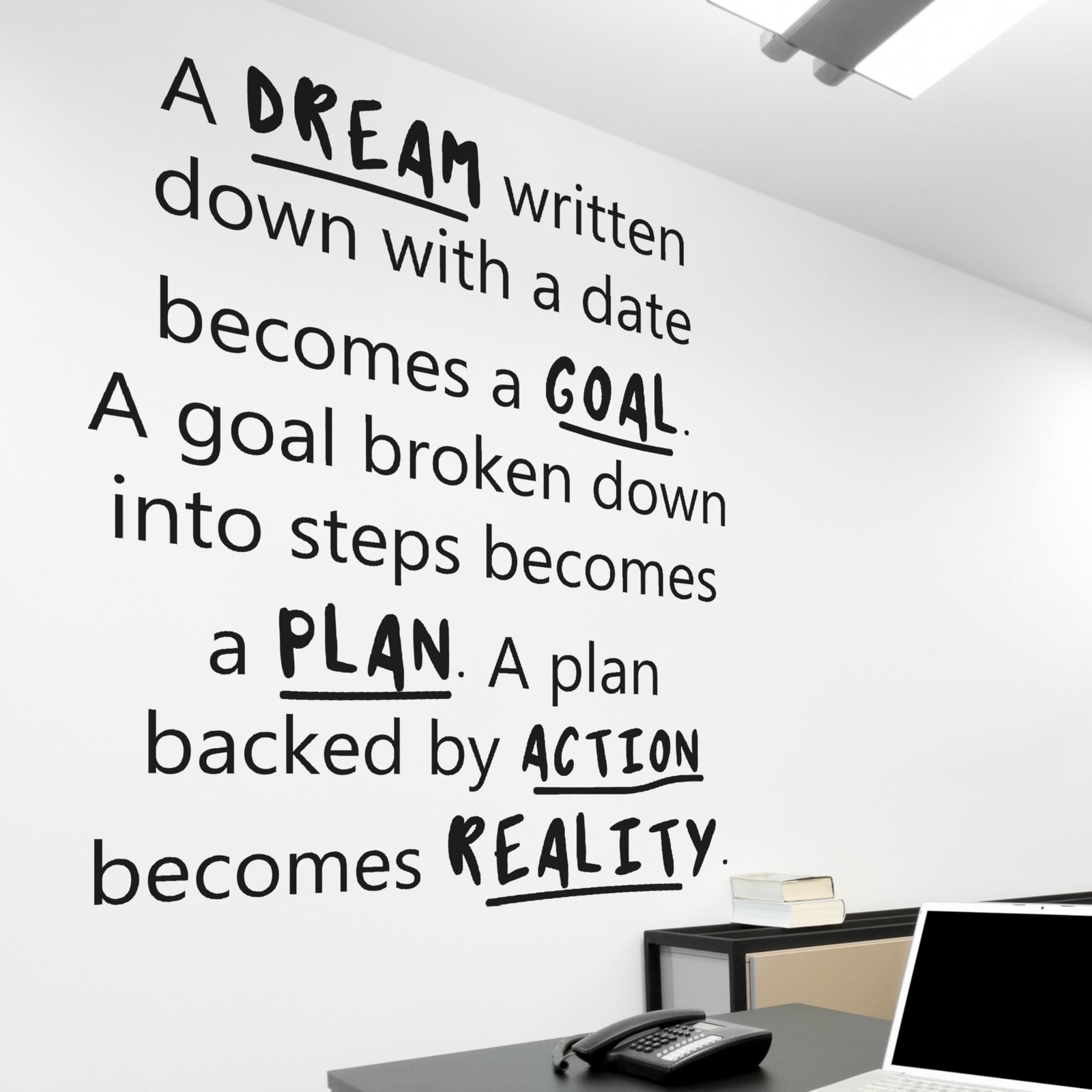 Motivational and Inspirational Office Wall Decal Sticker Vinyl Quotes for Bus…