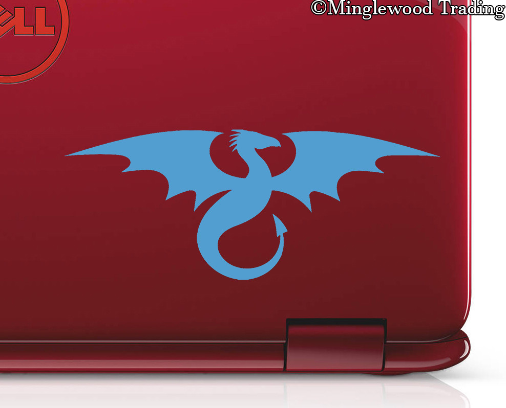FLYING DRAGON Vinyl Decal Sticker -V3- Wyvern Medieval Fantasy Gaming