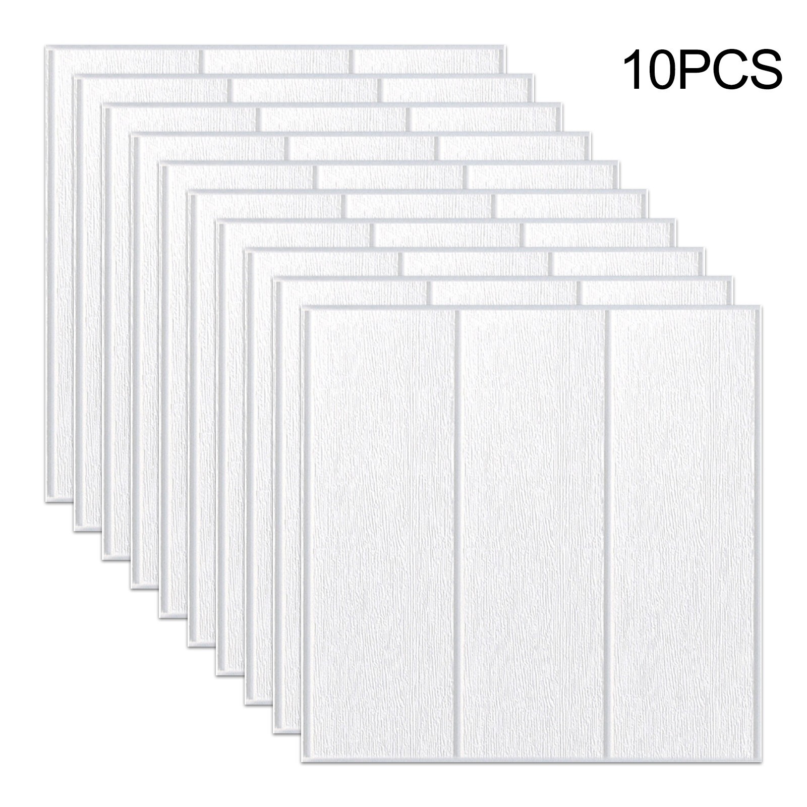 10pcs Wood Grain 3d Decorative Waterproof Self-adhesive-Wallpaper High Quality