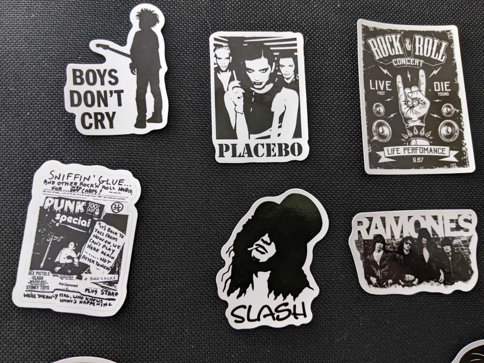 Ramones, Linkin Park, Heavy Metal, Rock N Roll, Punk, Slash & More 12 Decal Lot