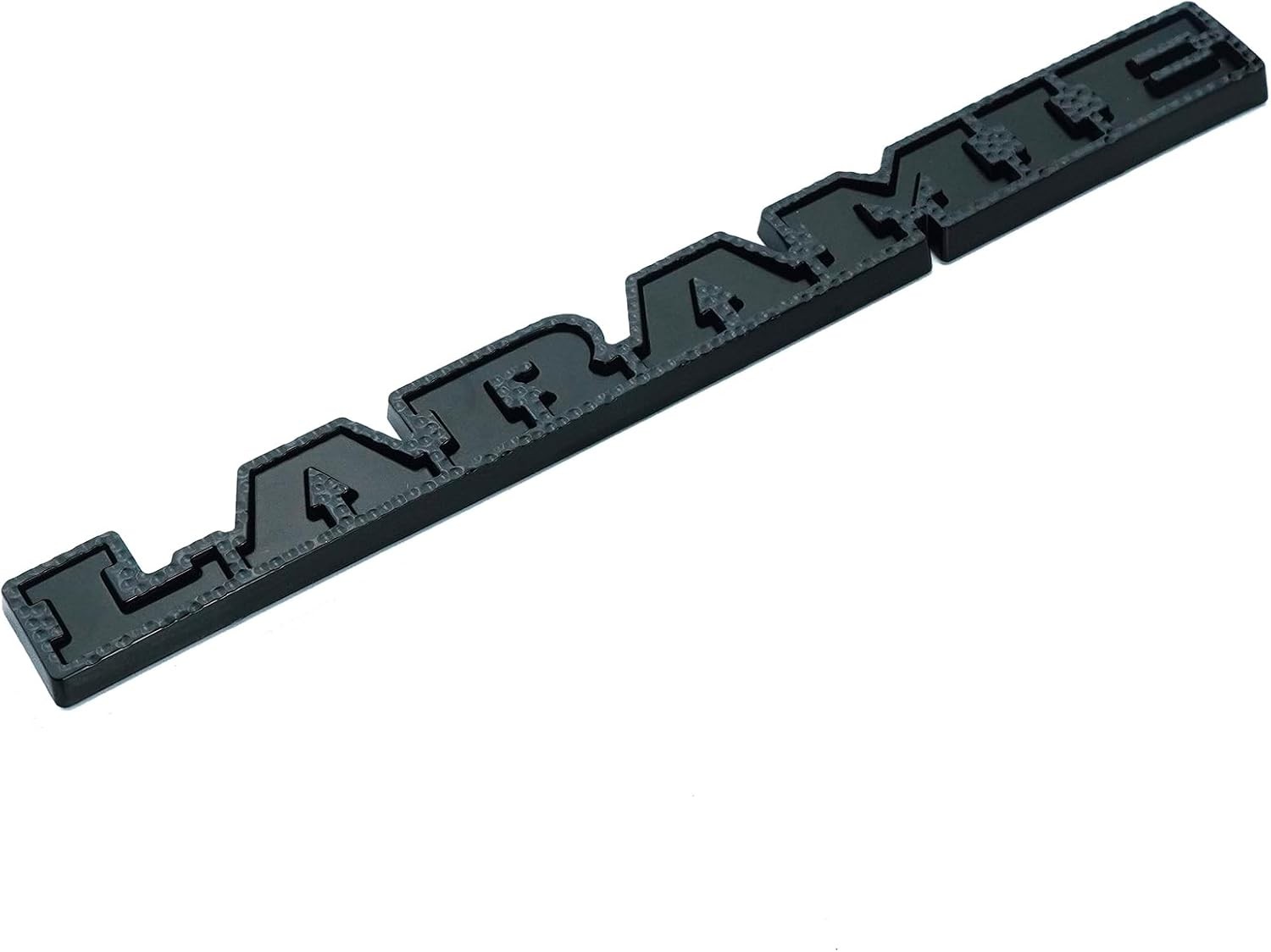 1Pc 2019 2020 Laramie Emblem 3D Badge Tailgate Rear Nameplate Sticker Black
