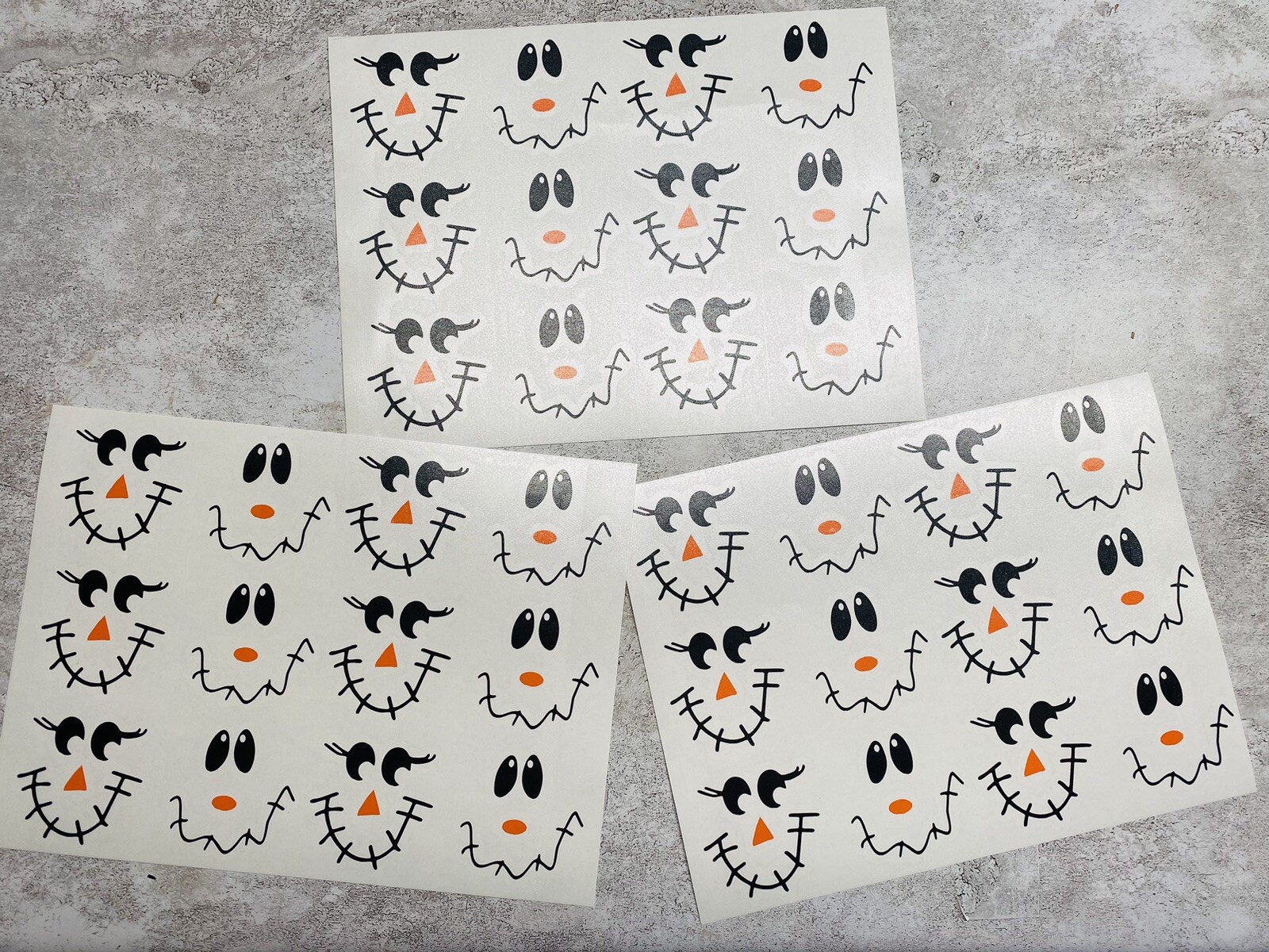12 Scarecrow Vinyl Decals 2×2 Inches